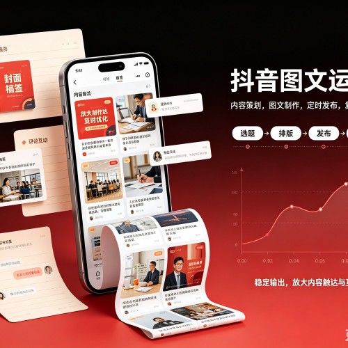 江陵抖音图文代运营服务